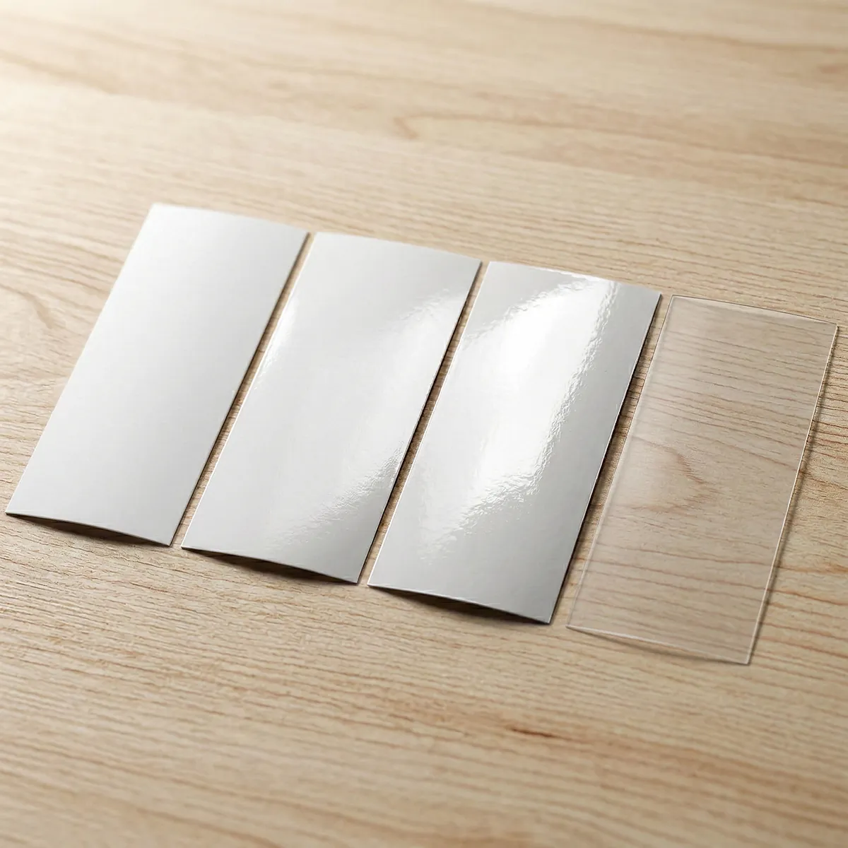 Acabados para pegatinas personalizadas con diferentes materiales y efectos de impresión