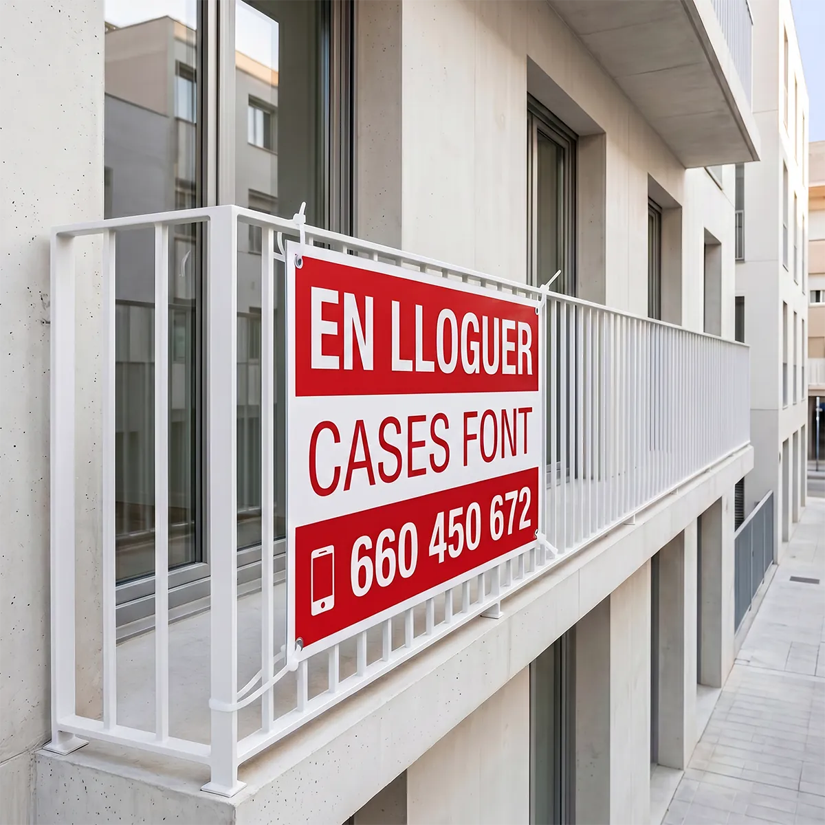 Detalle de Carteles inmobiliaria personalizados