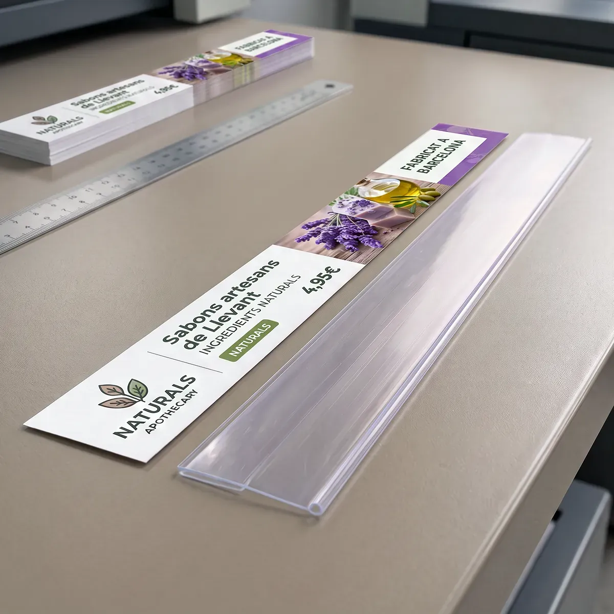Detalle de Tiras de lineal personalizadas